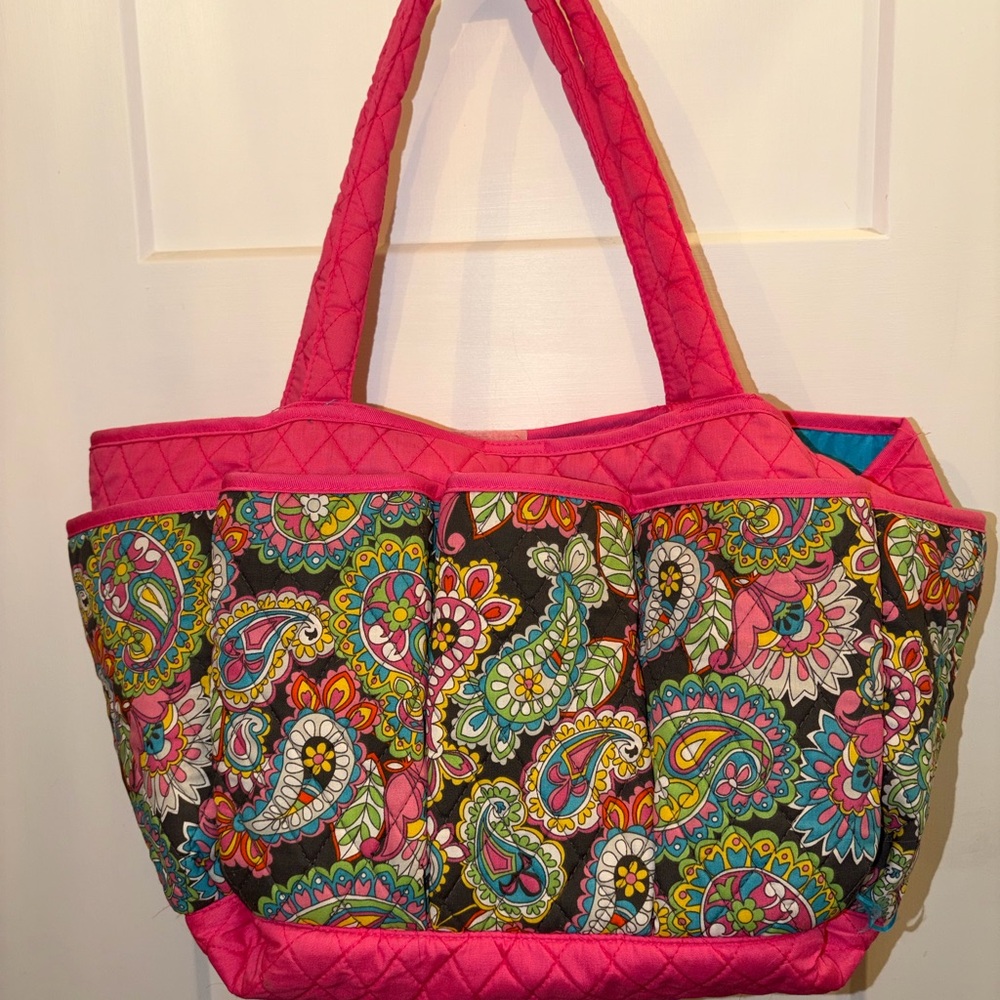 Vibrant Paisley Tote Bag
